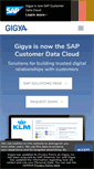 Mobile Screenshot of gigya.com